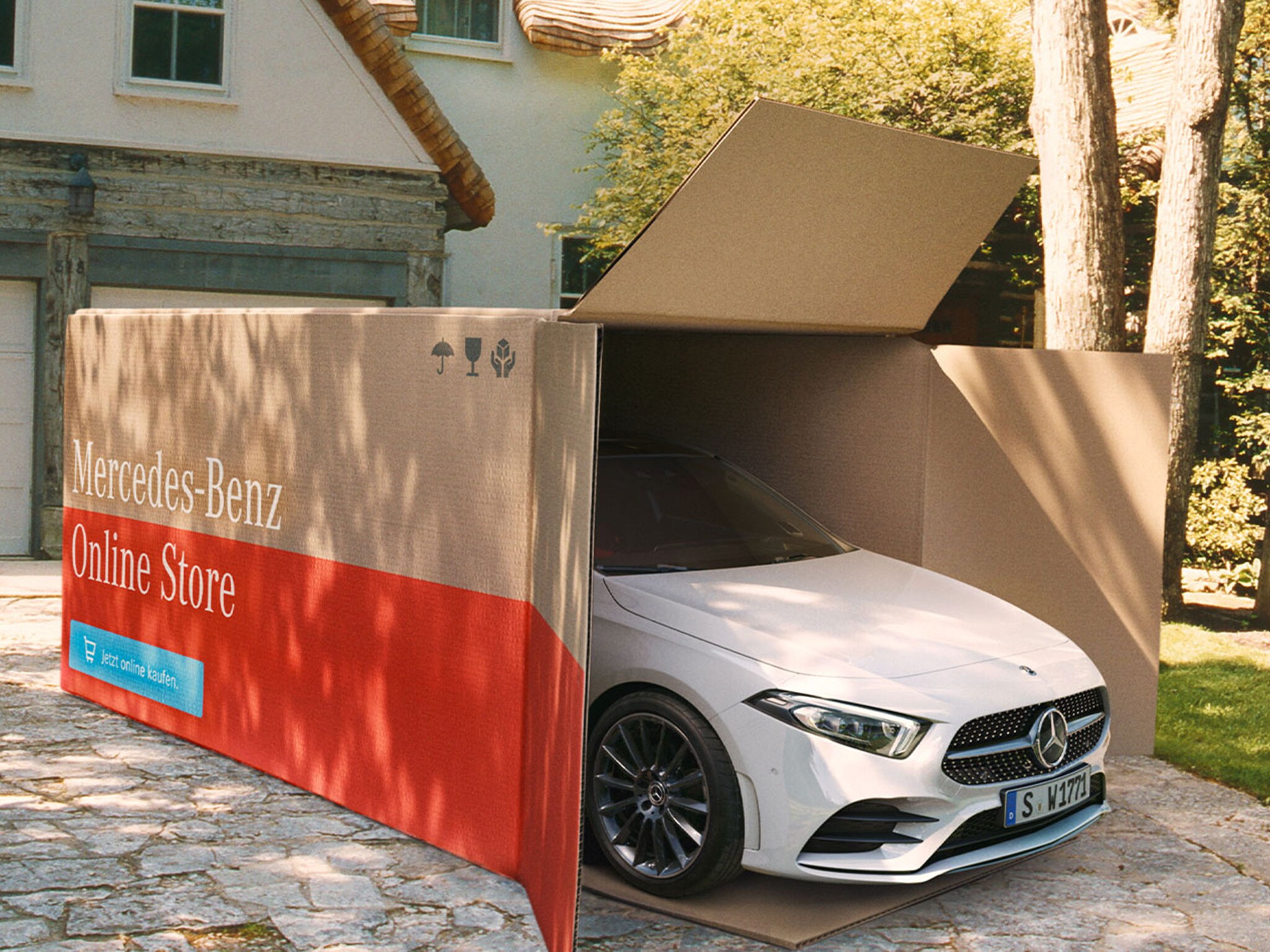 Take delivery of the new car.