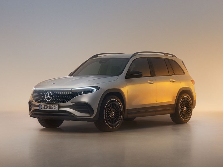 The exterior of the EQB from Mercedes-Benz.