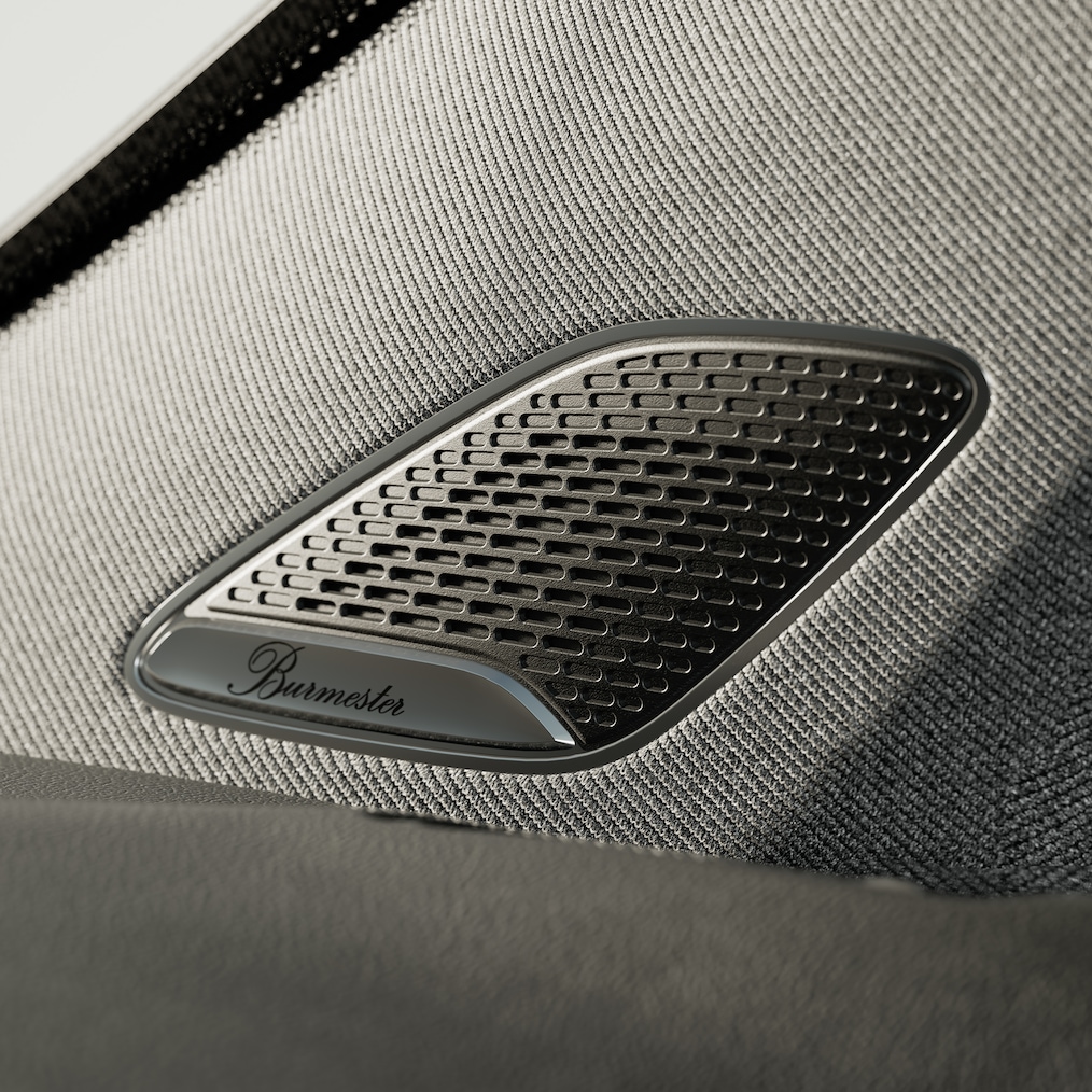 Loudspeaker of the Burmester® surround sound system in the Mercedes-Benz B-Class.