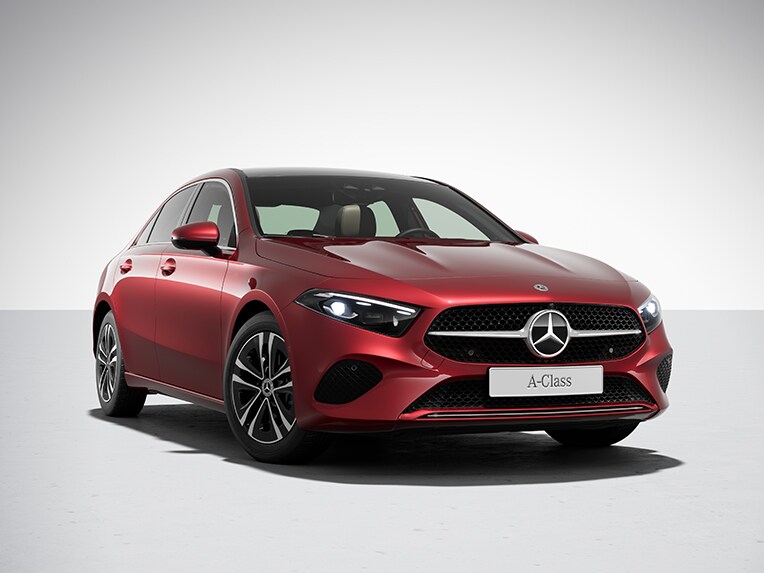 Exterior of the Mercedes-Benz A-Class Saloon with the Progressive equipment line.