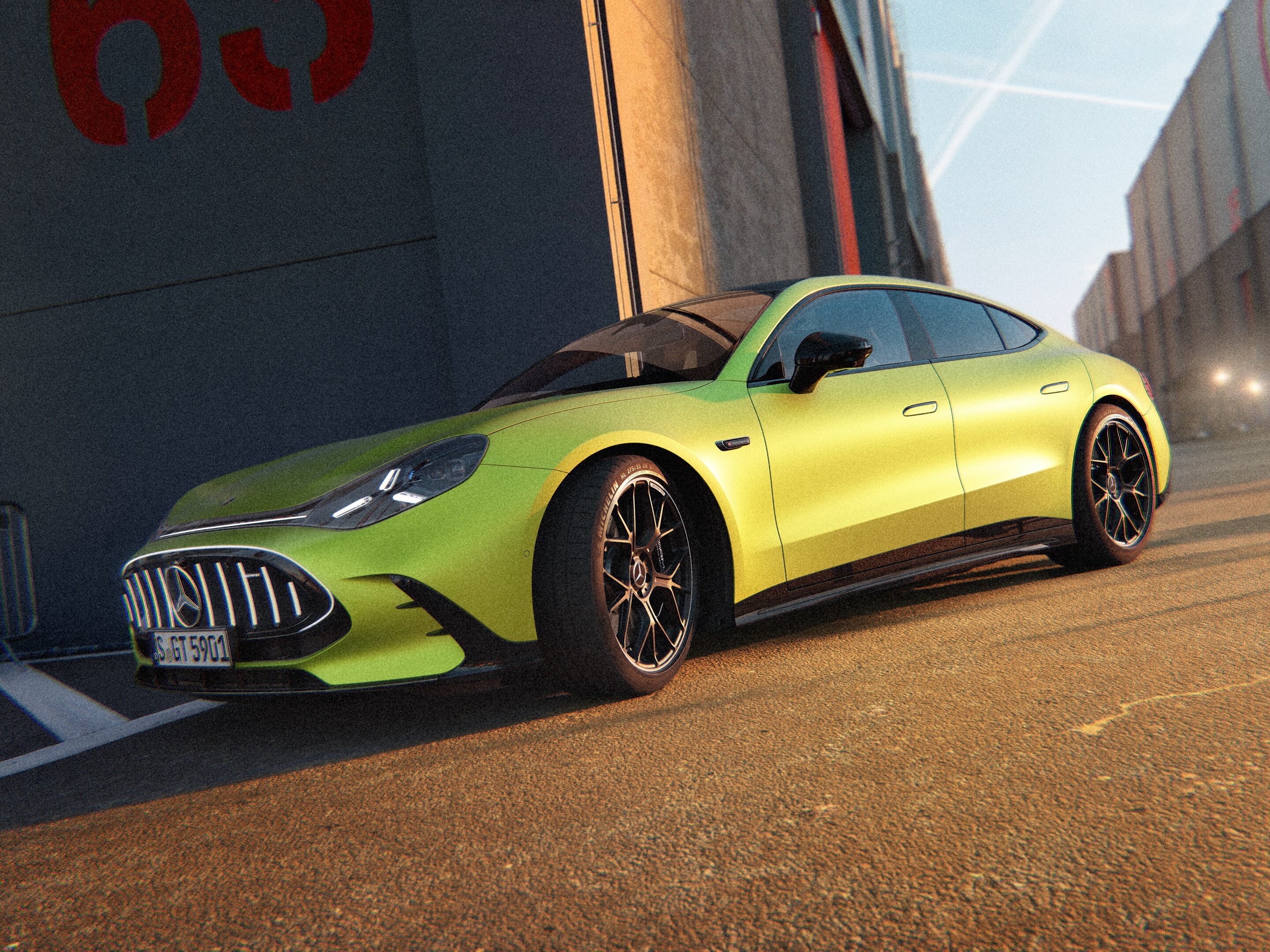 The all-new Mercedes-AMG GT 4-Door Coupé