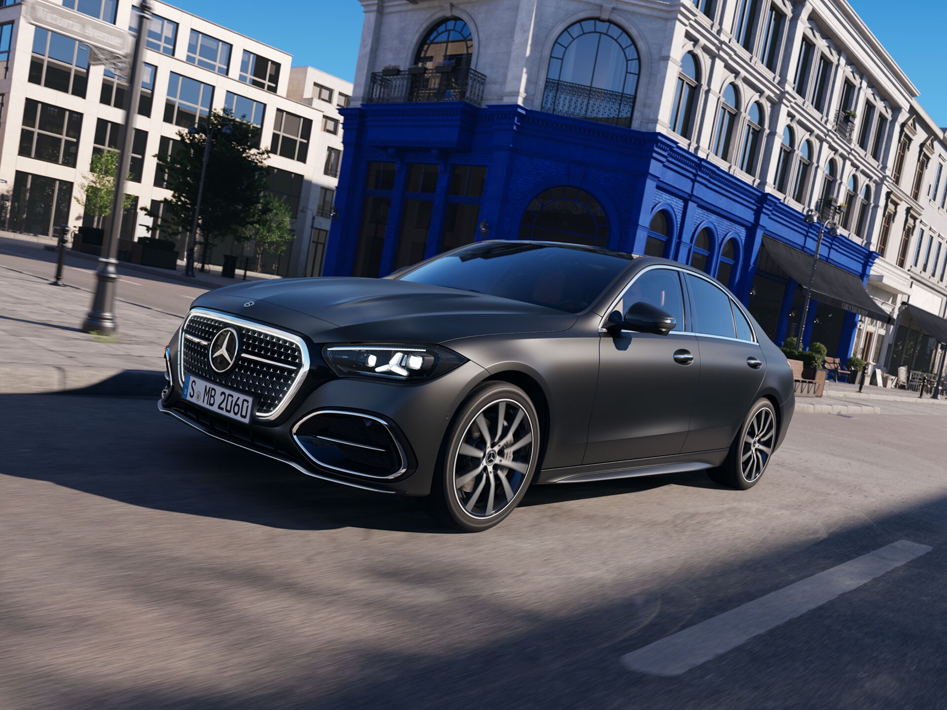 The benefits of the new engine of the new C-Class Saloon from Mercedes-Benz.