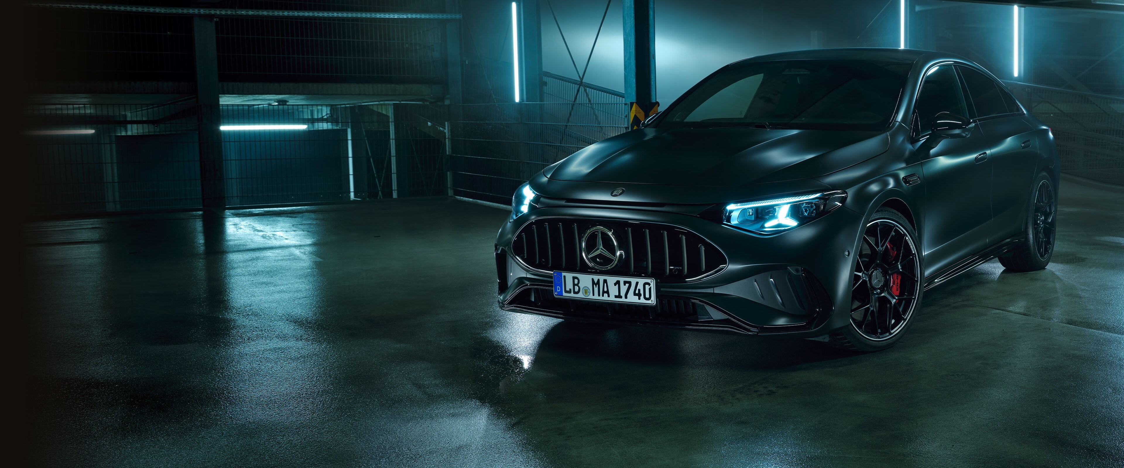 The all-new Mercedes-AMG CLA 45 4MATIC+ electric.