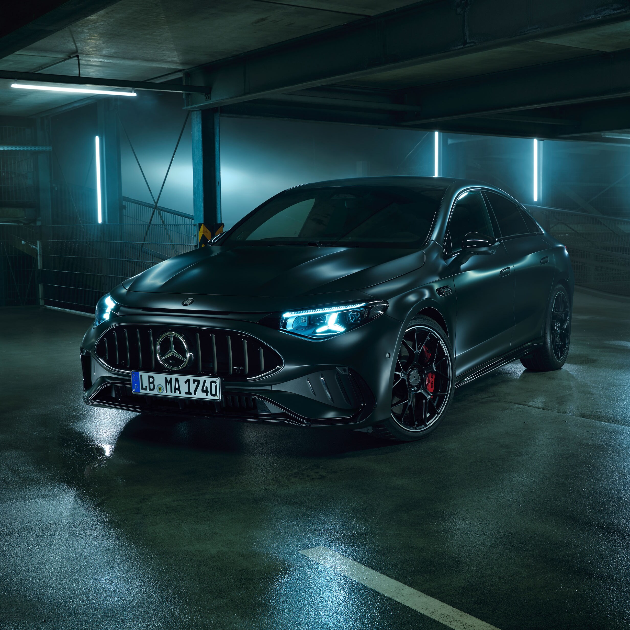 The all-new Mercedes-AMG CLA 45 4MATIC+ electric.
