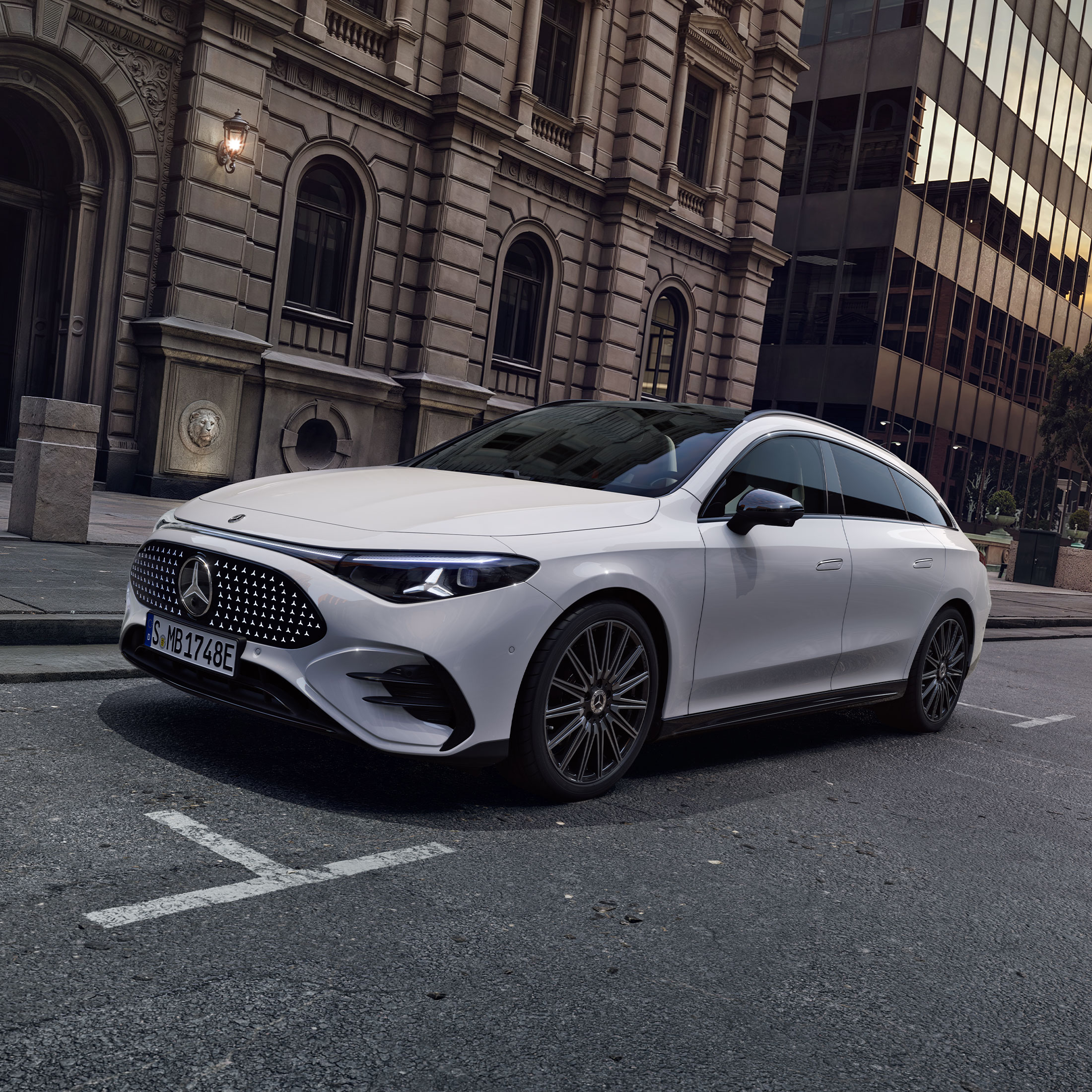 The all-new electric CLA Shooting Brake.
