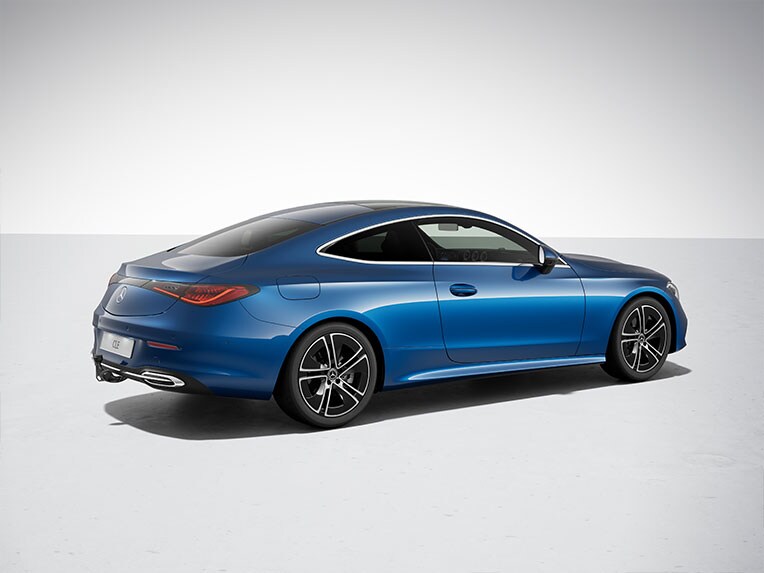 A view of the comfort suspension with lowering in the new CLE Coupé from Mercedes-Benz.