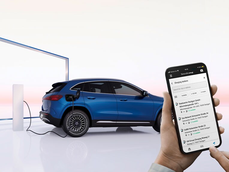 Mercedes me Charge in the new EQA from Mercedes-Benz.