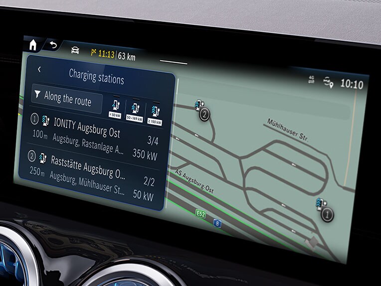 Plug & Charge in the new EQA from Mercedes-Benz for charging the EQA.