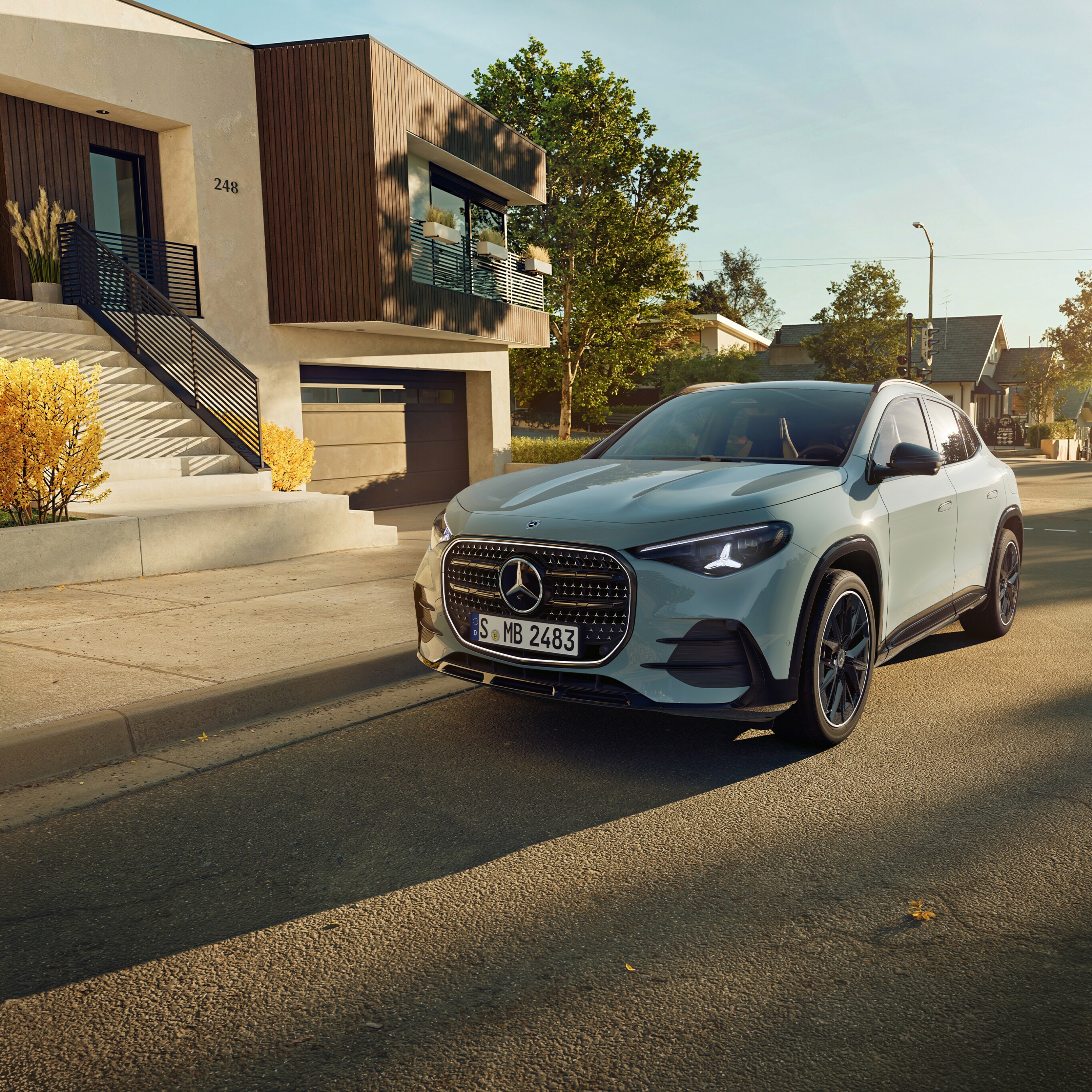 The exterior of the all-new GLA from Mercedes-Benz.