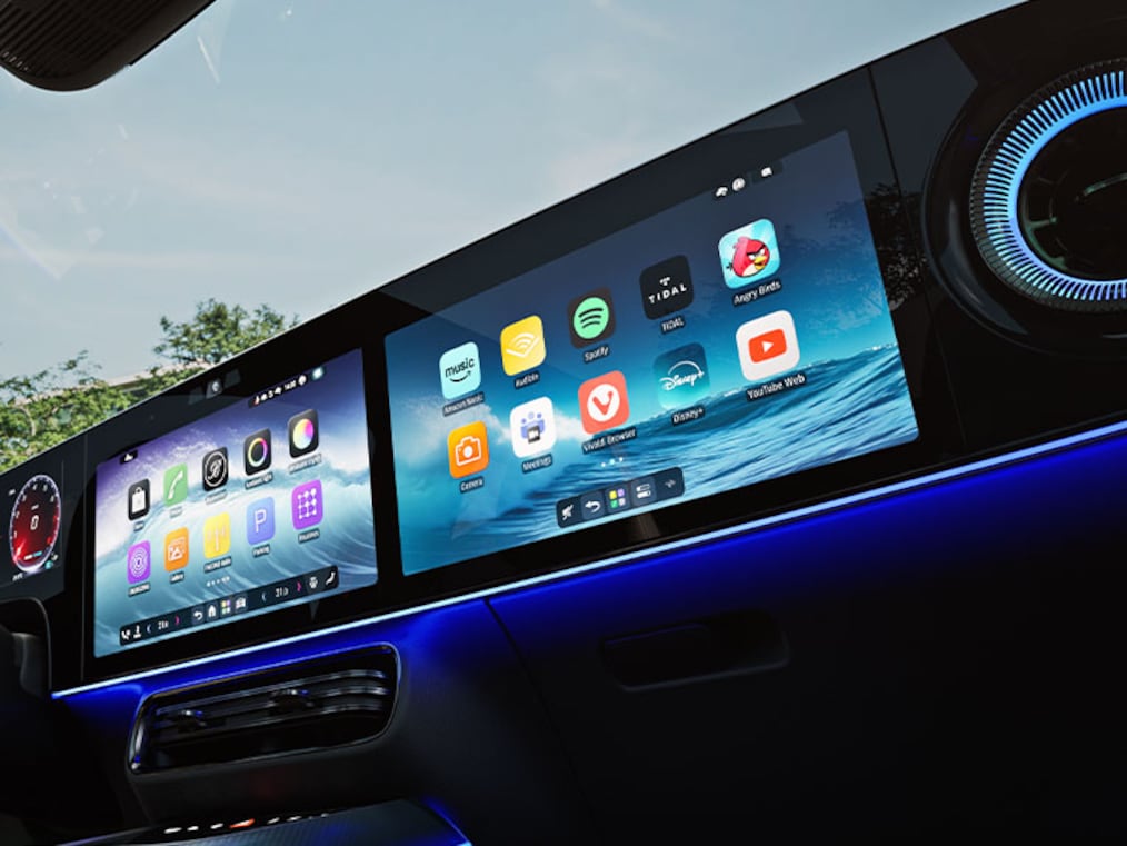 The new interface and unity 3D Engine in the all-new GLB.