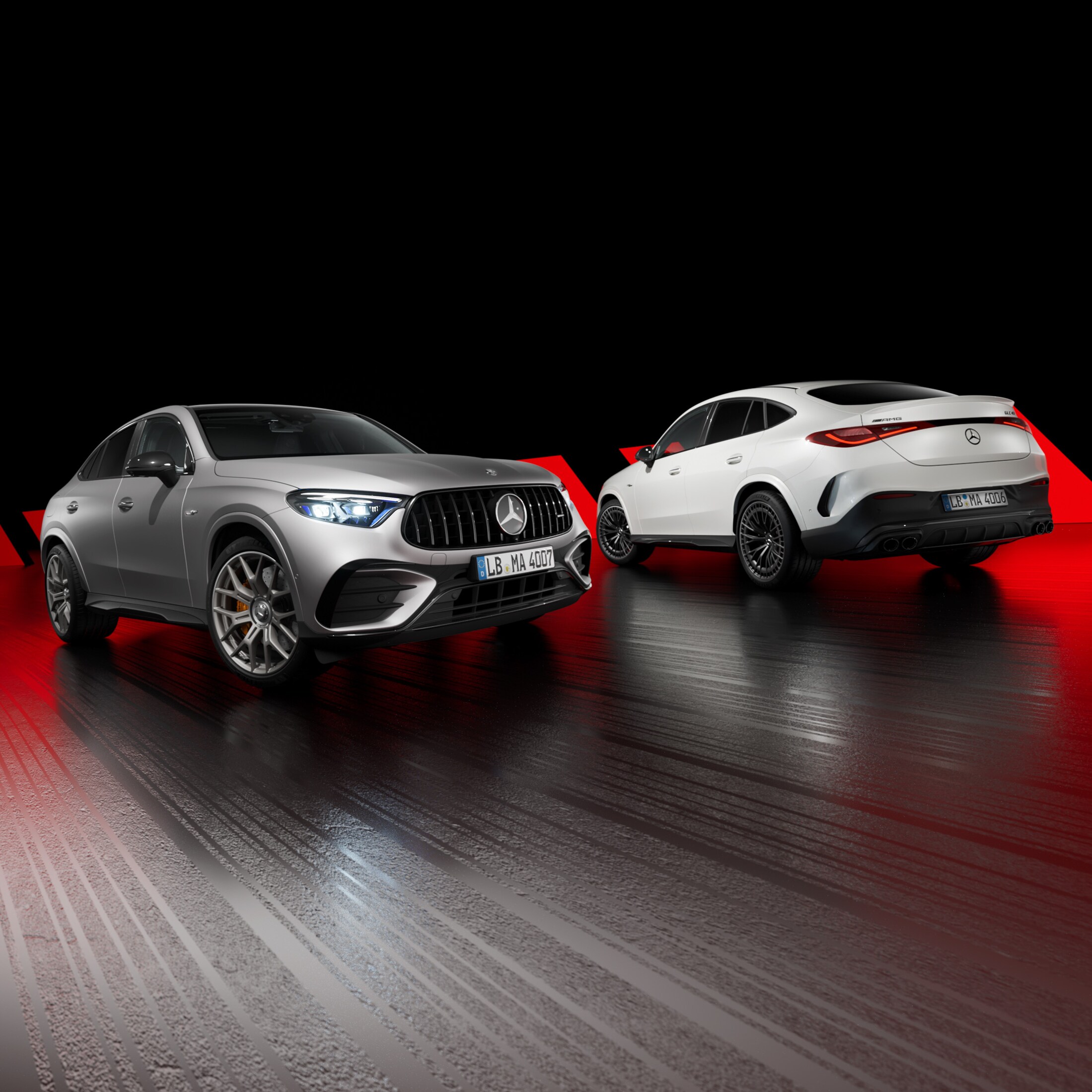 The new Mercedes-AMG GLC 4-Door Coupé.