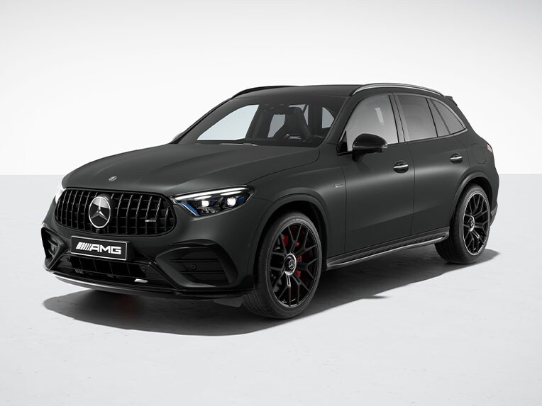 The Mercedes-AMG GLC C with AMG Exterior Carbon-Fibre package
