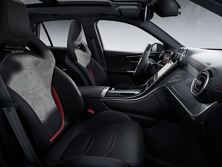 The AMG Performance Seat Package Advanced in the Mercedes-AMG GLC.