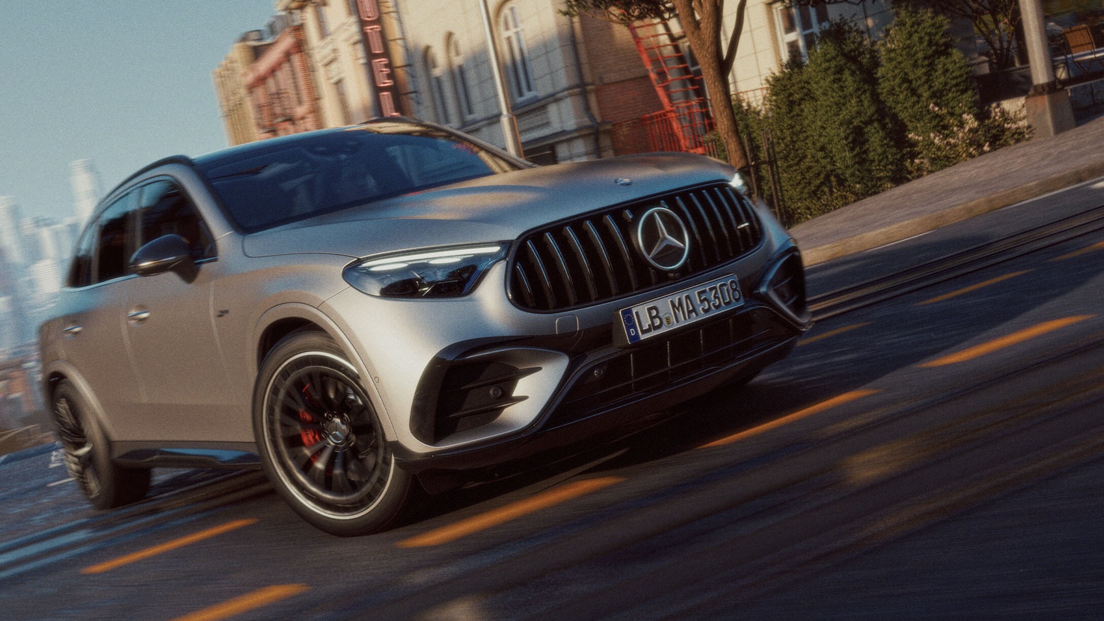Night Package II of the new Mercedes-AMG GLC SUV.