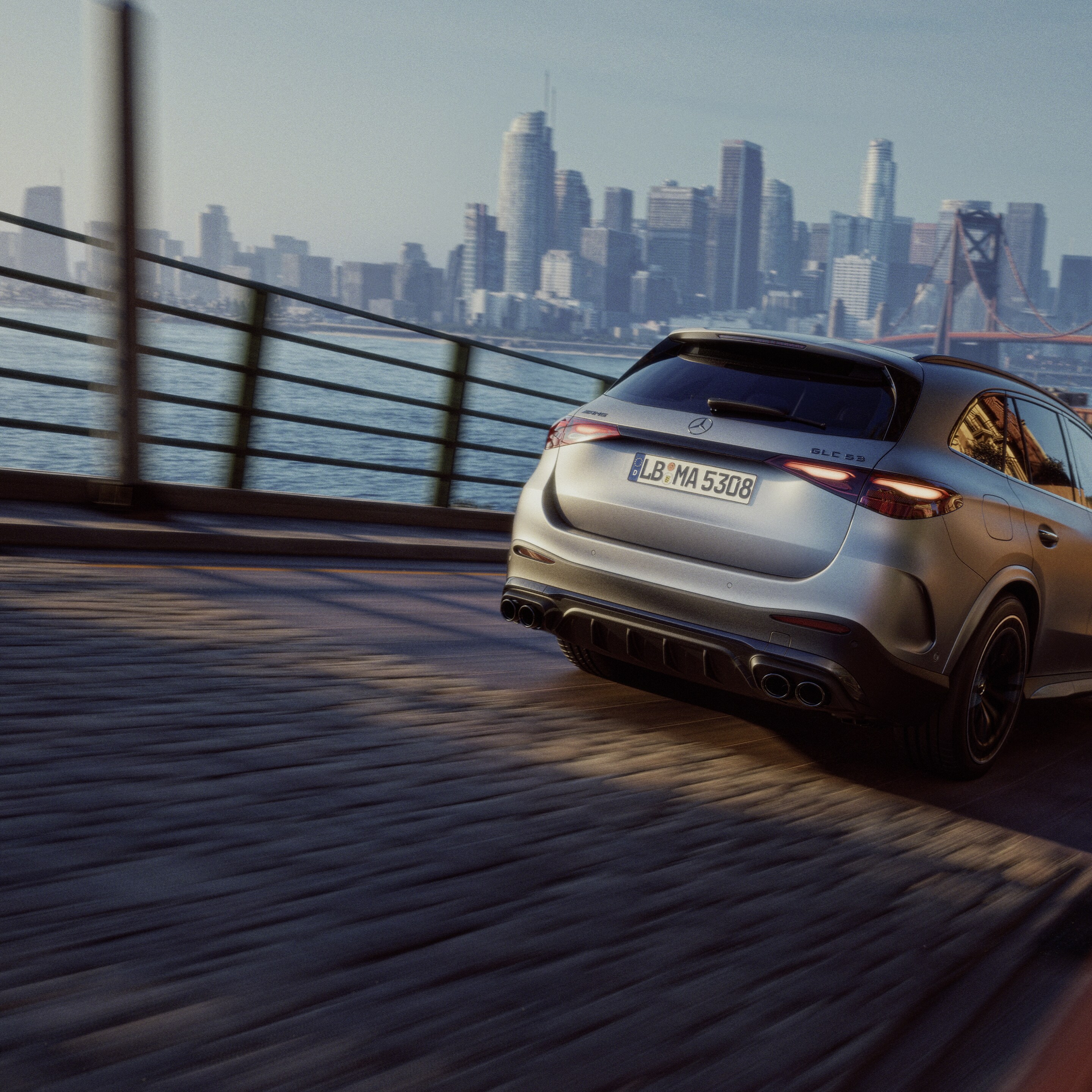 Performance of the new Mercedes-AMG GLC SUV.