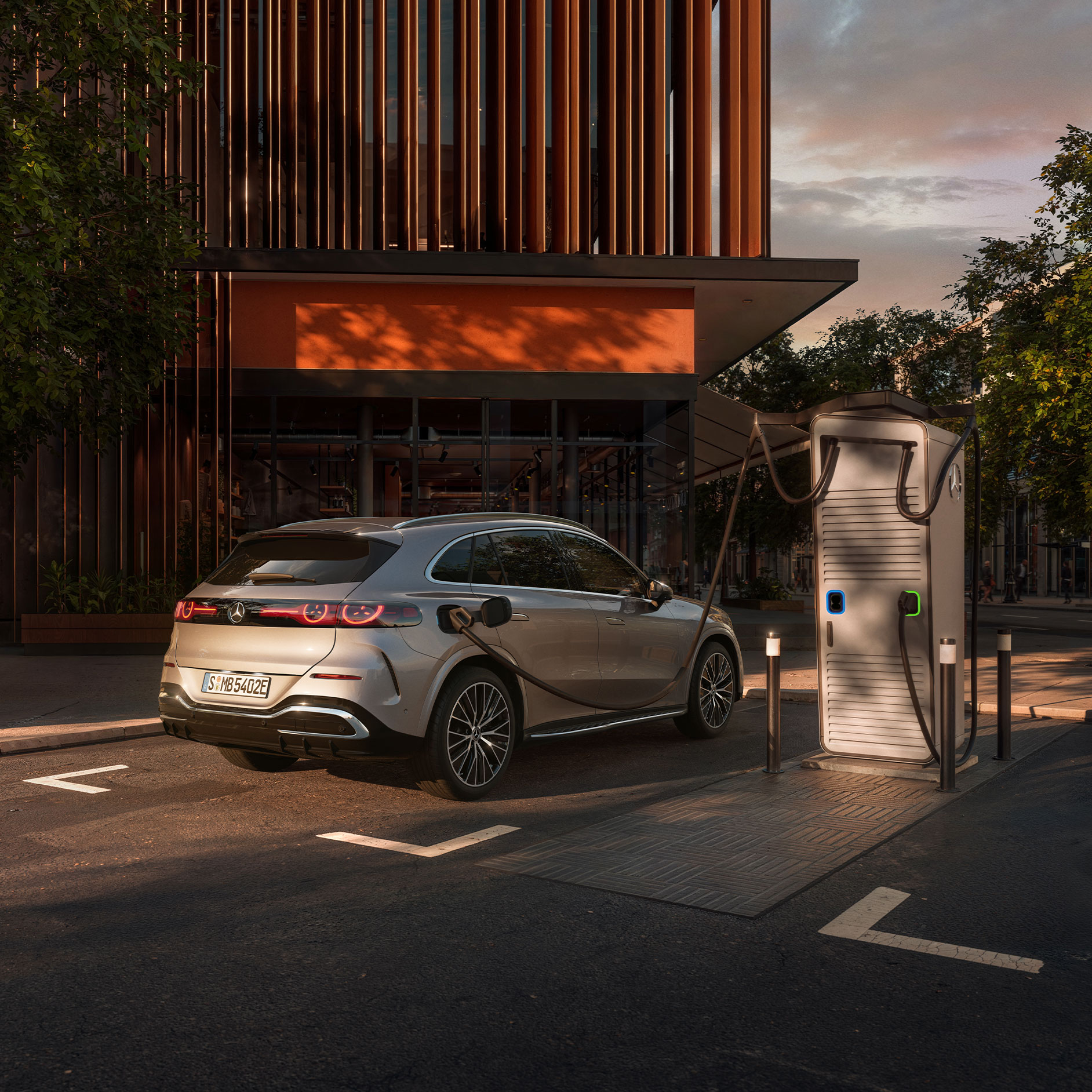 MB.CHARGE | GLC with EQ Technology | Mercedes-Benz The MB.CHARGE in the new GLC with EQ Technology from Mercedes-Benz.