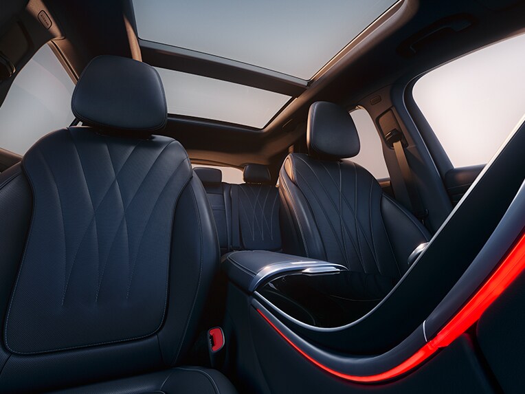 The interior of the new GLC SUV from Mercedes-Benz.