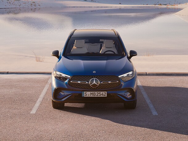Front view of the new GLC SUV.