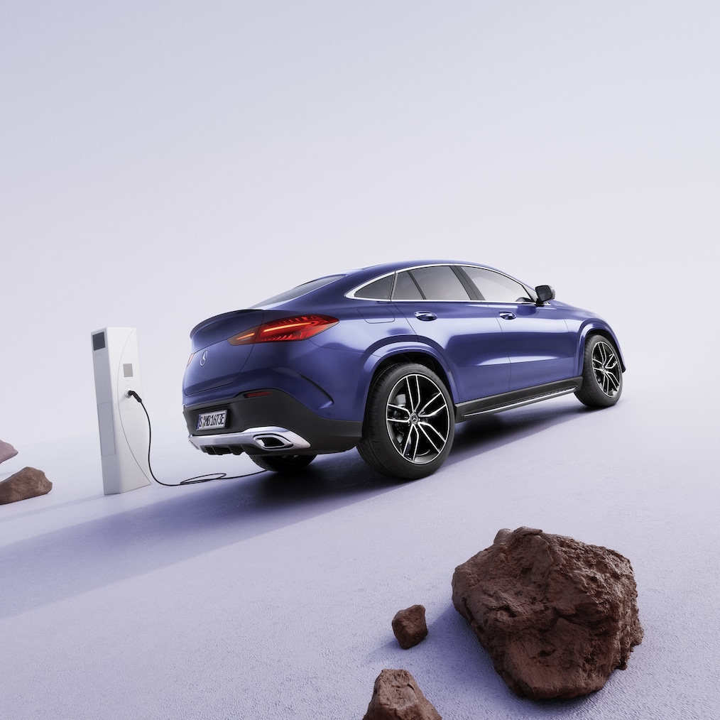 The GLE 350 de 4MATIC with EQ hybrid technology from Mercedes-Benz.