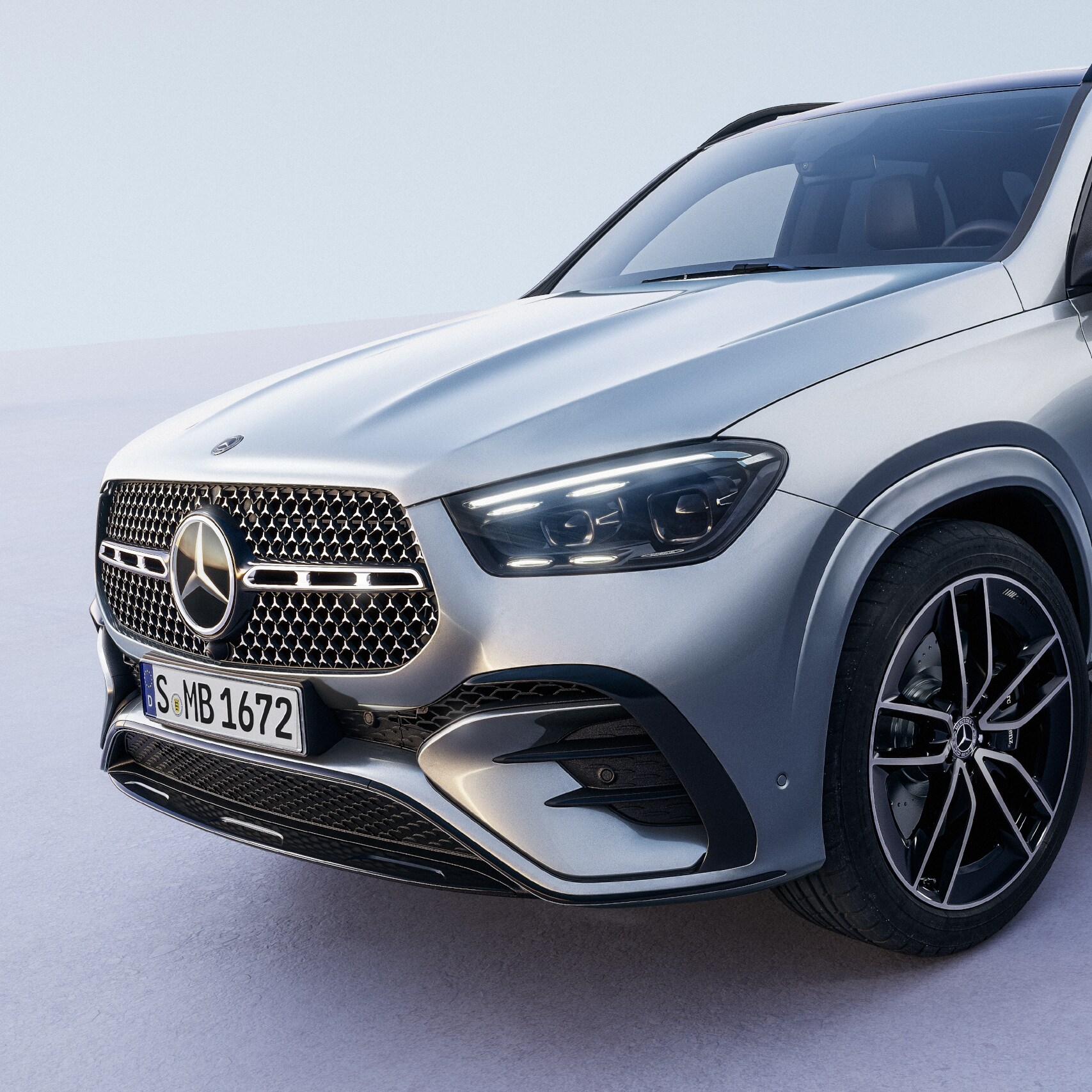 Front view of the GLE from Mercedes-Benz.