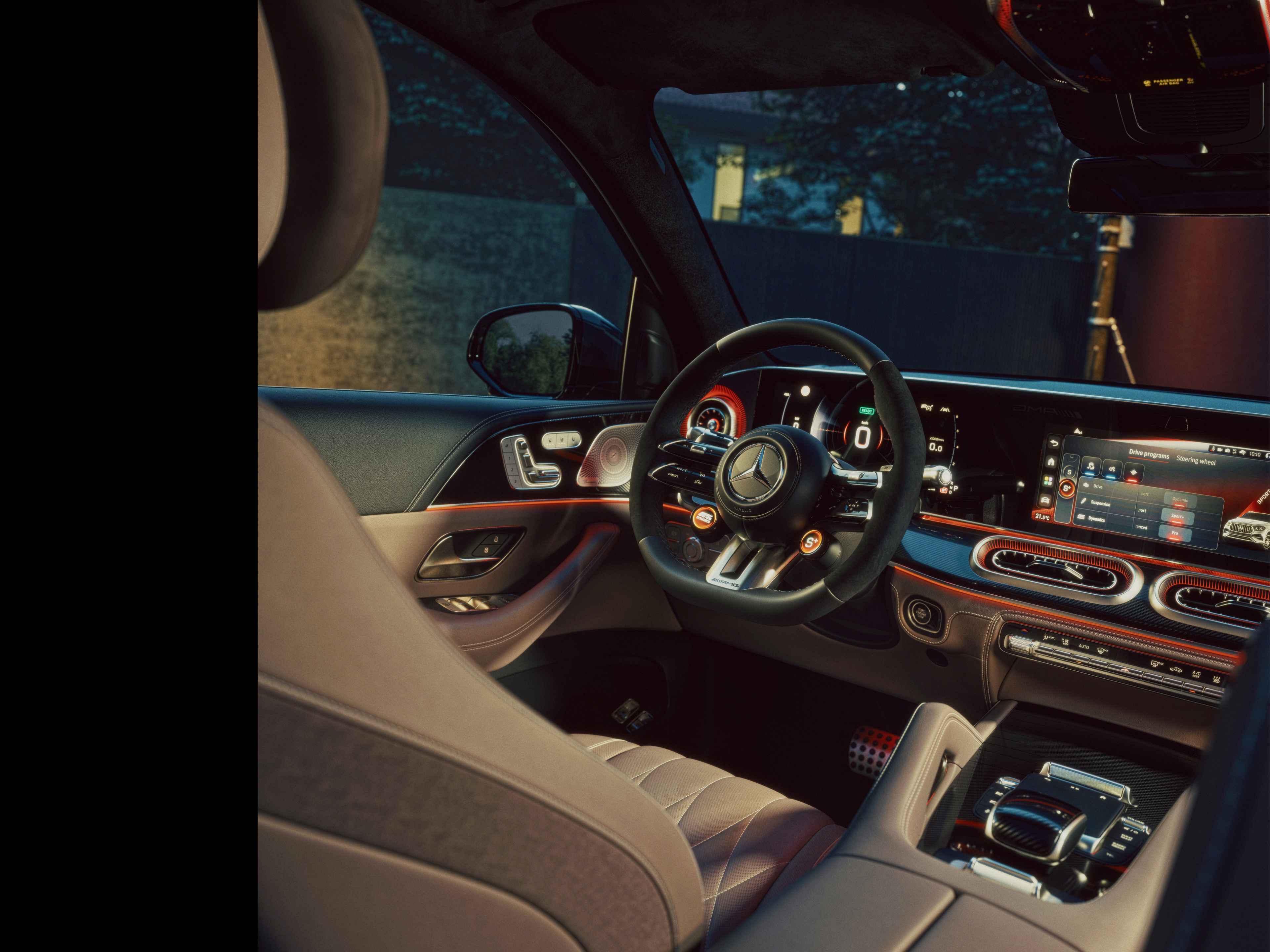 Interior | GLE | Mercedes-AMG The interior of the new Mercedes-AMG GLE.