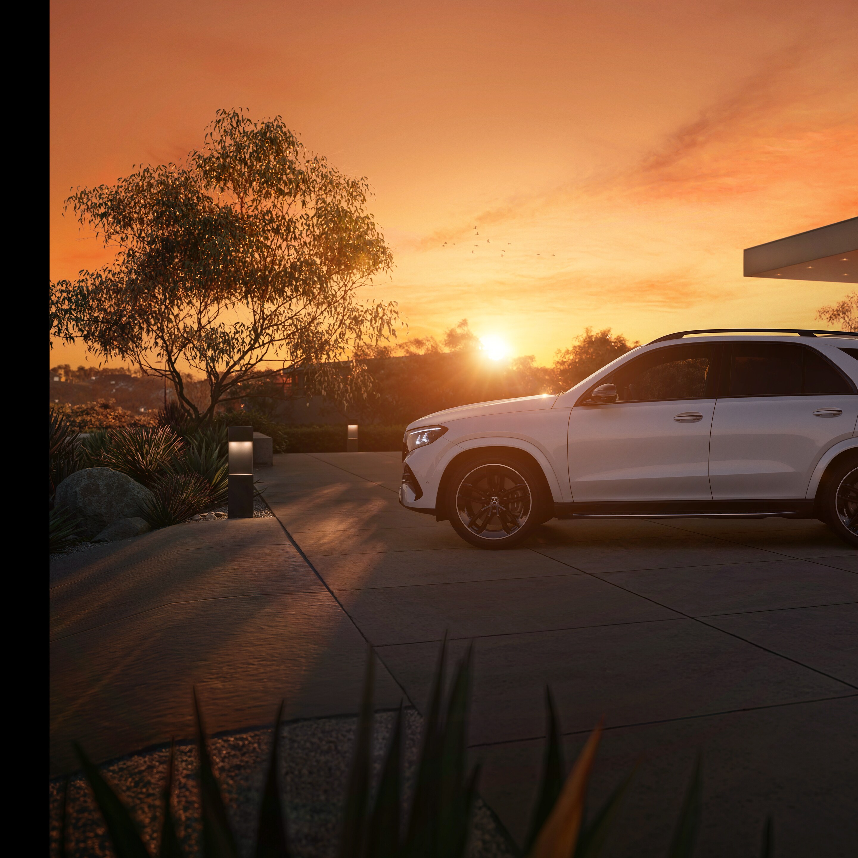 The exterior of the new GLE from Mercedes-Benz.