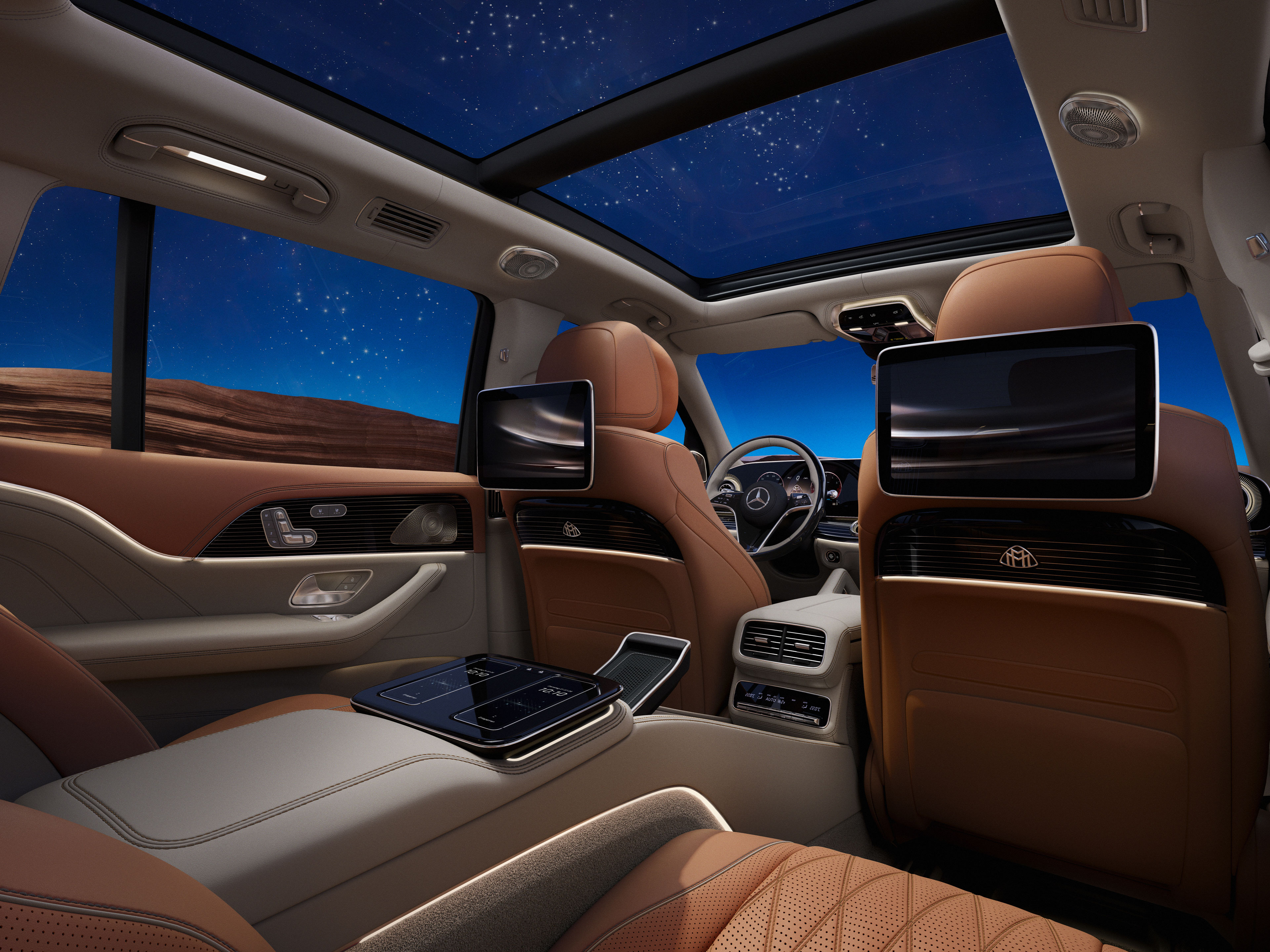 Interior | GLS | Mercedes-Maybach The interior of the GLS from Mercedes-Maybach.