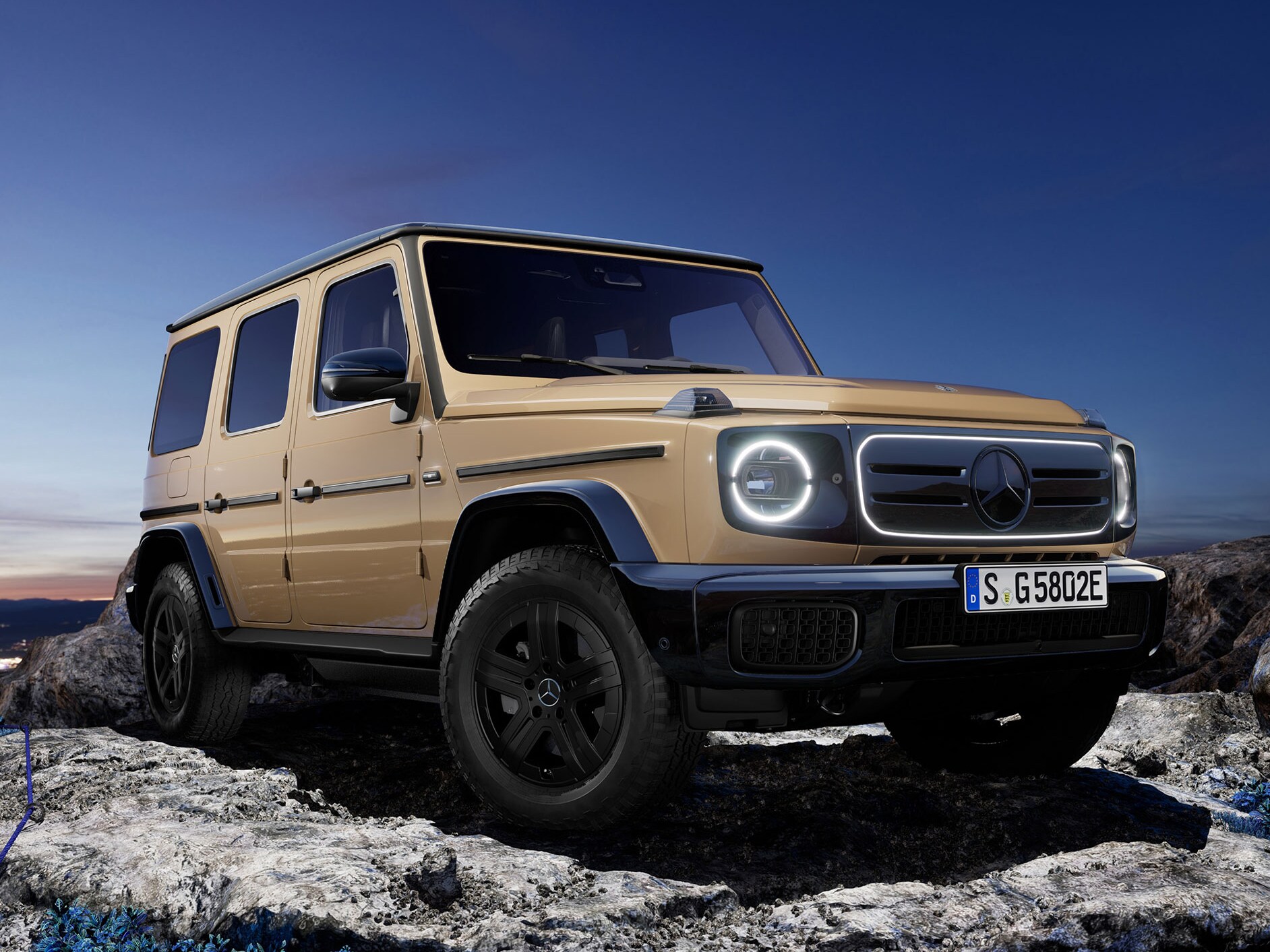 The Mercedes-Benz G 580 with EQ Technology.