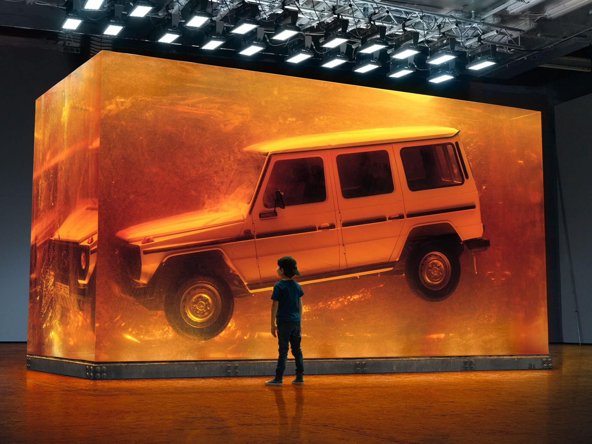 The Mercedes-Benz G-Class.