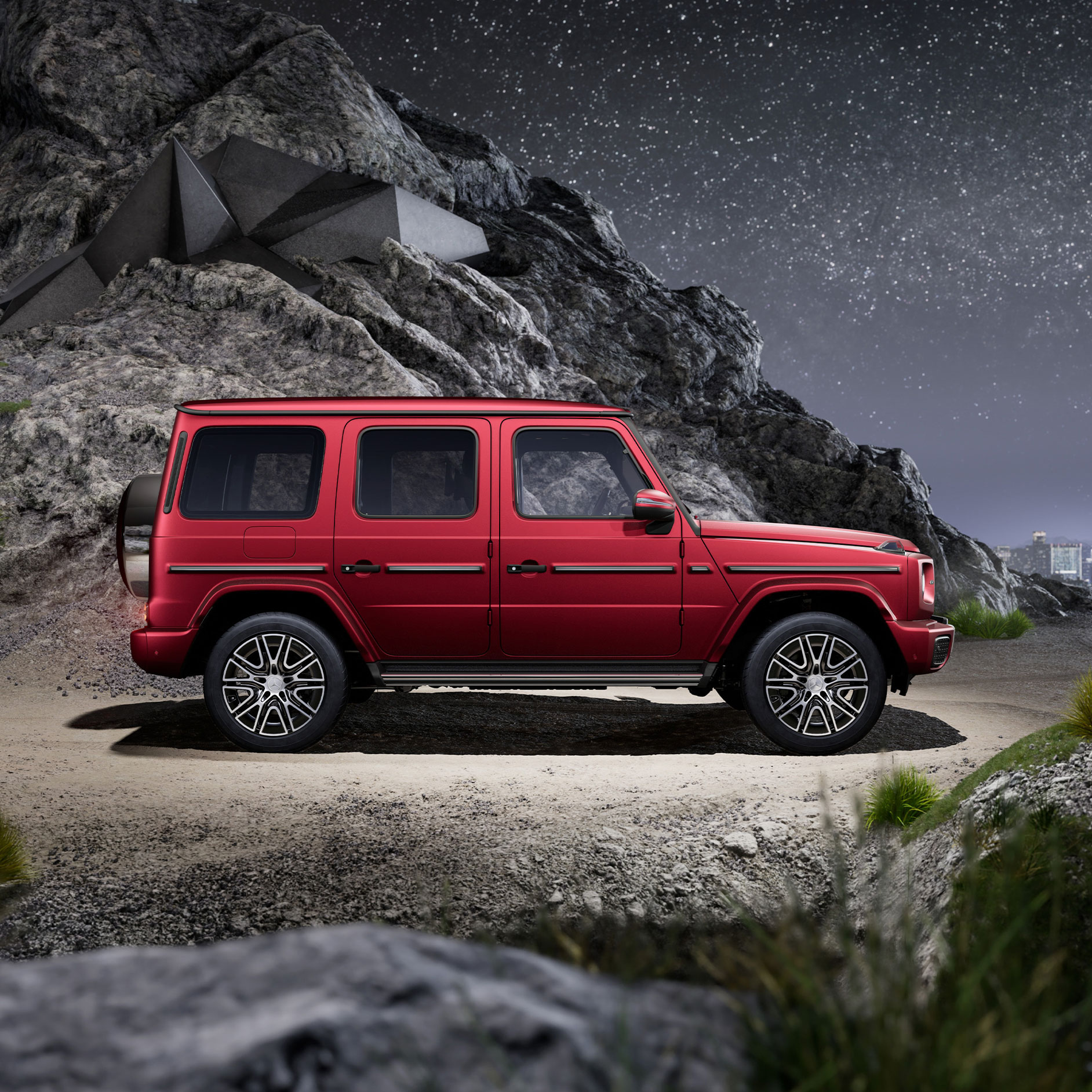 Exterior | G-Class Brand Area | Mercedes-Benz The exterior of the Mercedes-Benz G-Class.