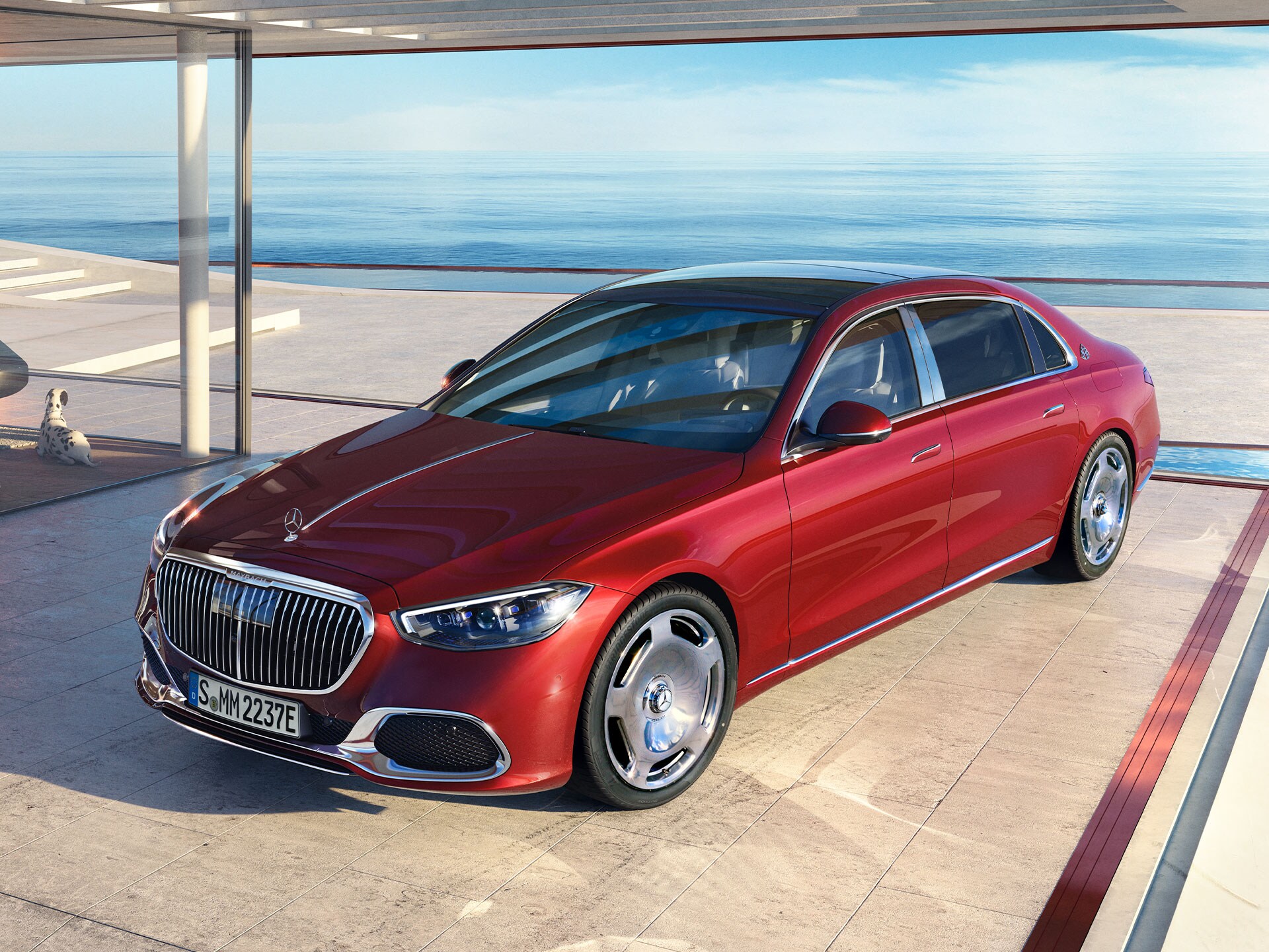 The Mercedes-Maybach S 580 e with EQ Technology.