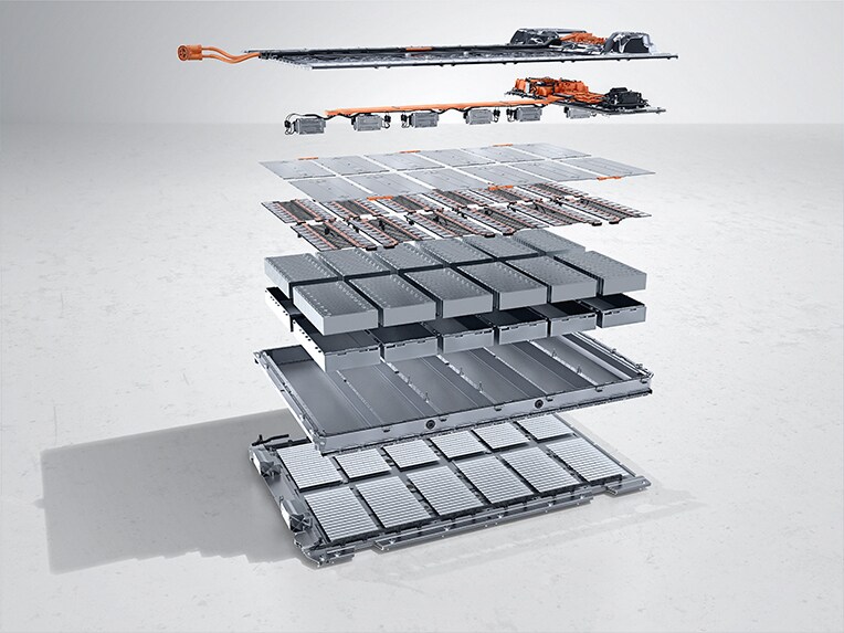 Sustainable battery production and use of the Mercedes-Maybach EQS SUV.