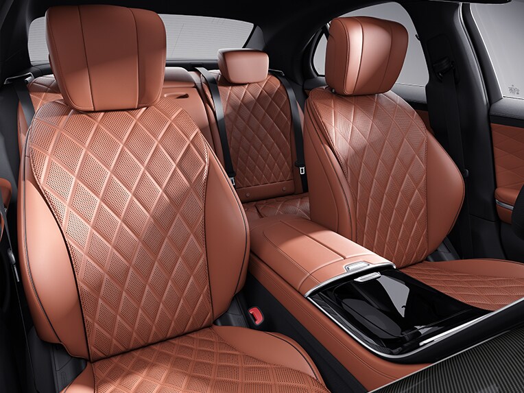 The interior of the Mercedes-Benz S-Class Saloon with AMG Line.
