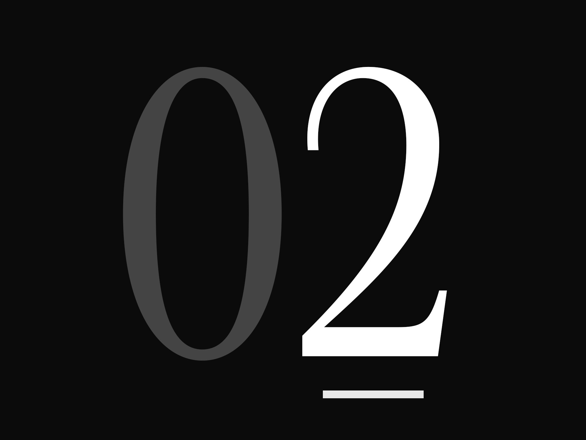 A large number "02".