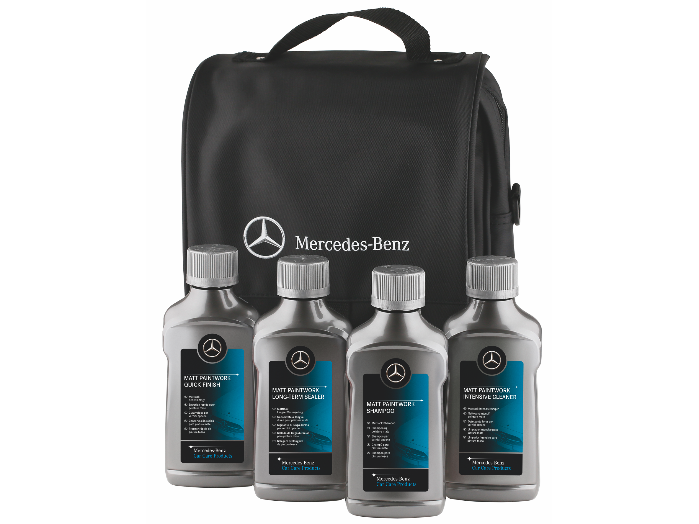 Mercedes-Benz matt paintwork care set.