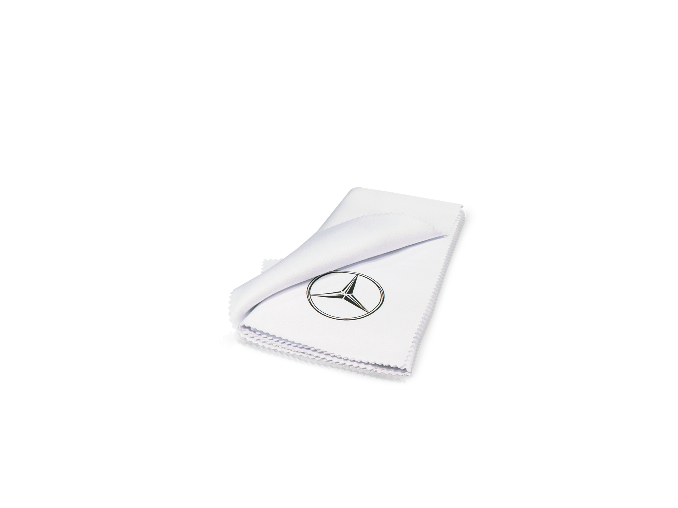 Mercedes-Benz window cloth.