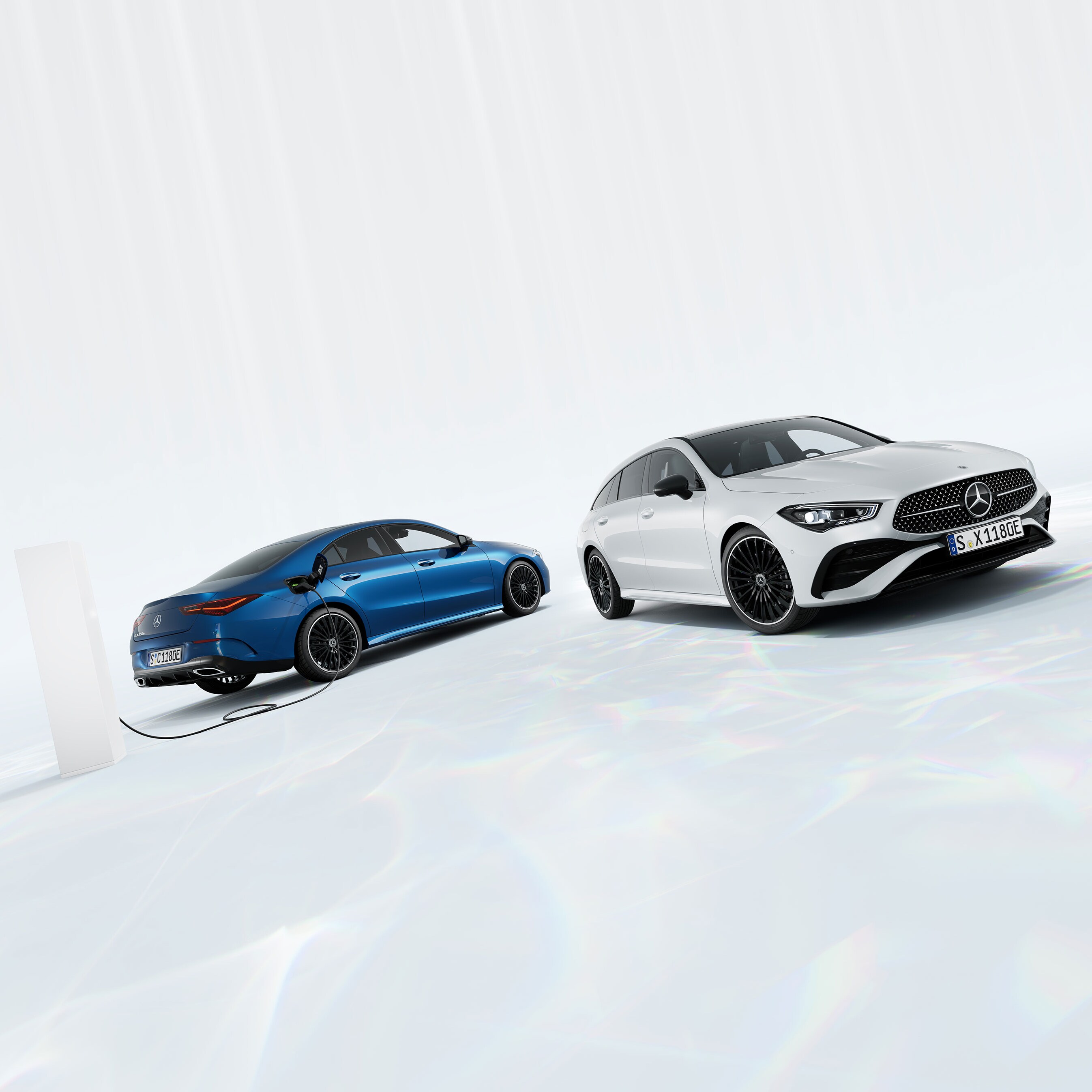Various plug-in hybrid models from Mercedes-Benz.