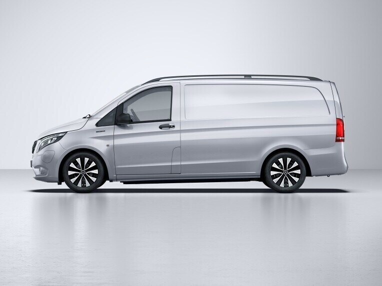 The Long eVito Panel Van with a length of 5.14 m.