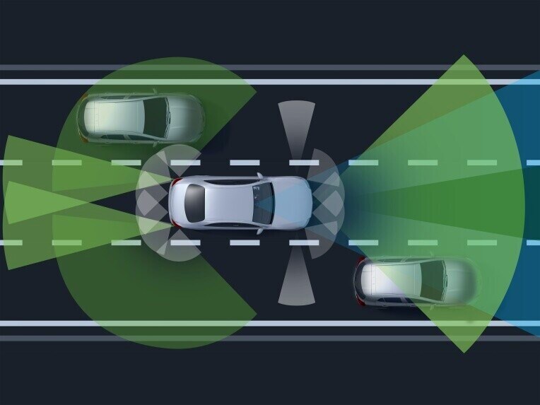 The Assistance Package is a combination of four assistance systems that take the strain off you while driving and make driving safer.