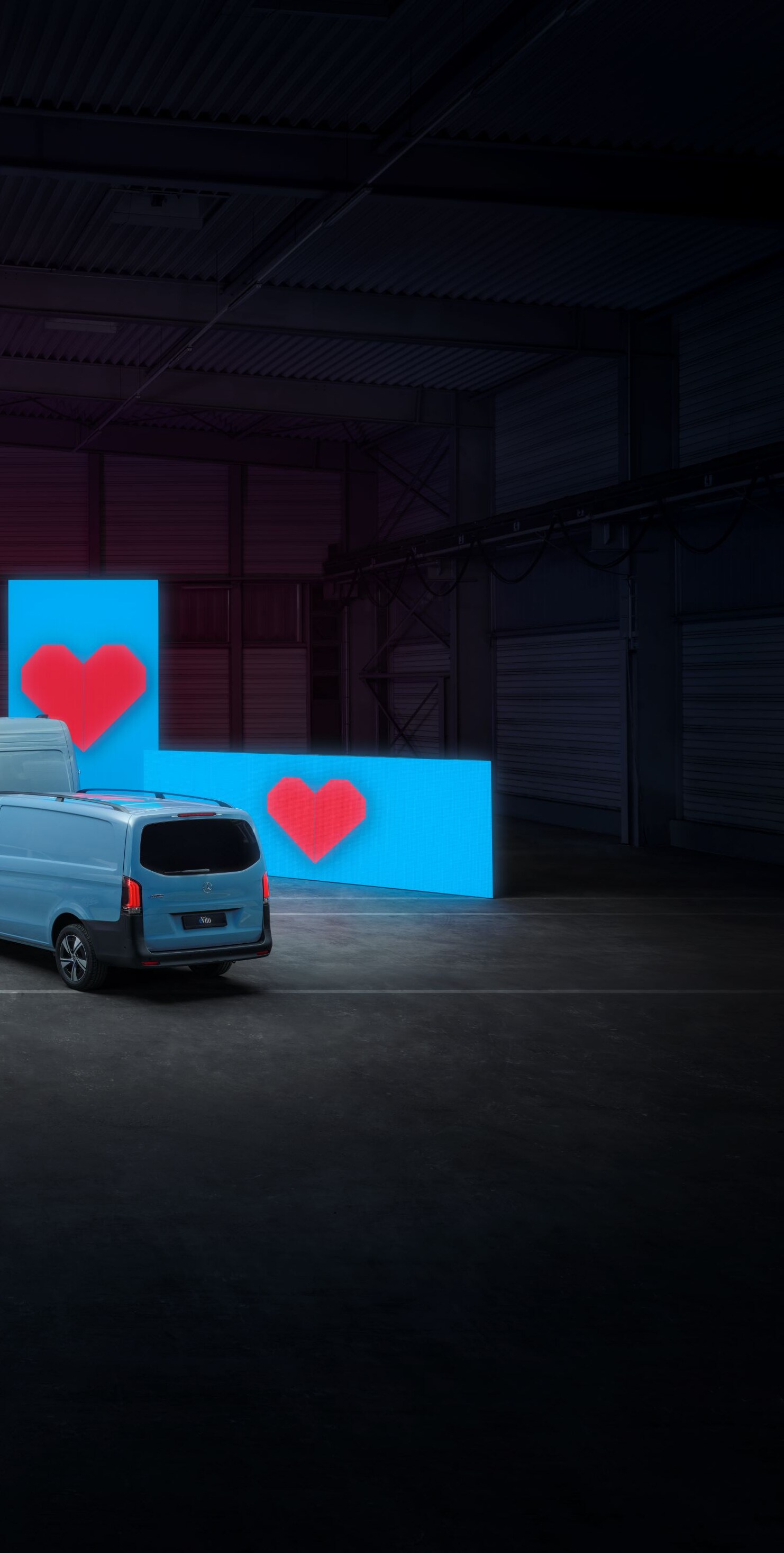 The Mercedes-Benz eSprinter, eVito and eCitan models as panel vans.