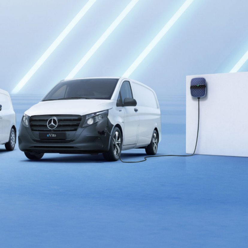 Van with electric drive Mercedes Benz Vans