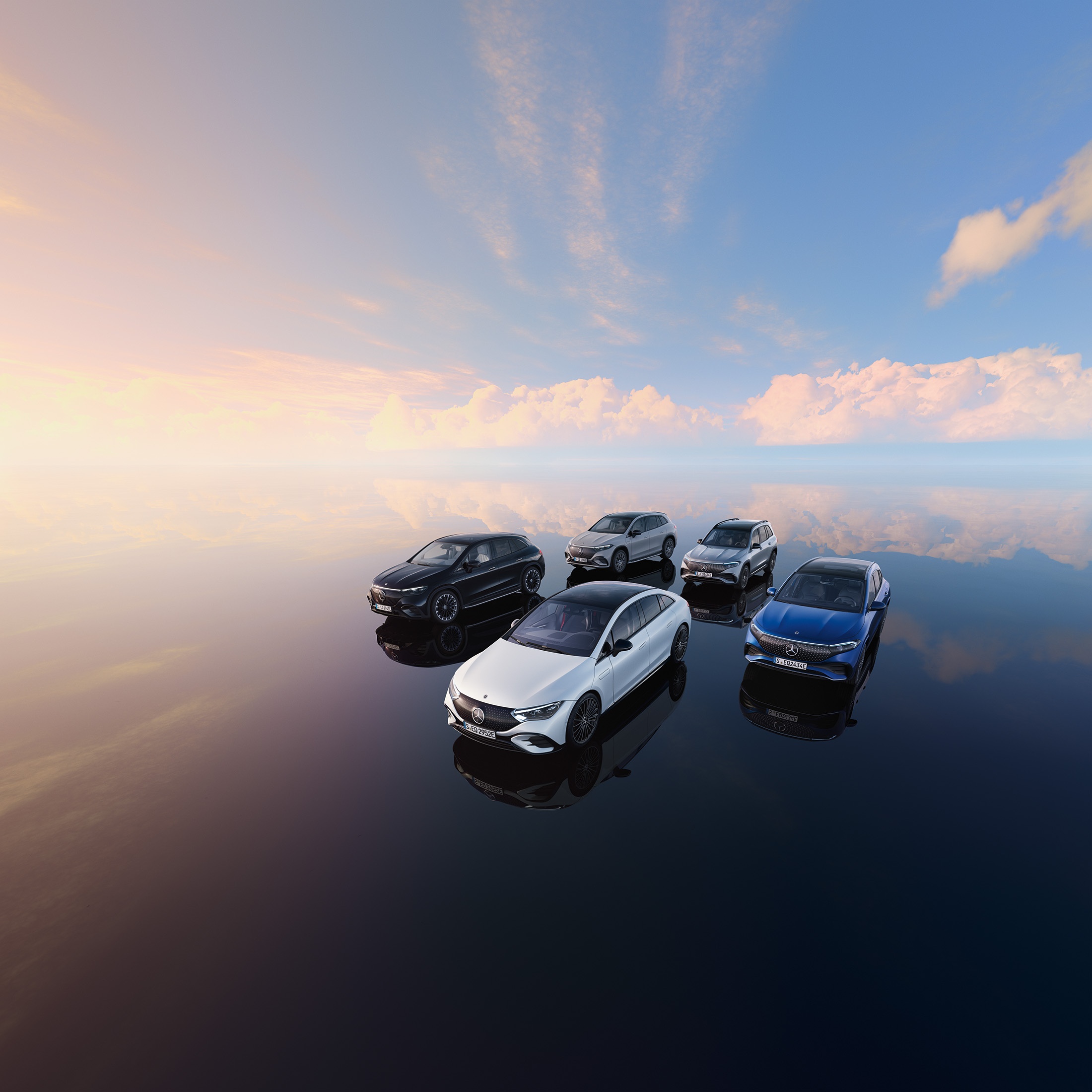 The new all-electric models from Mercedes-Benz